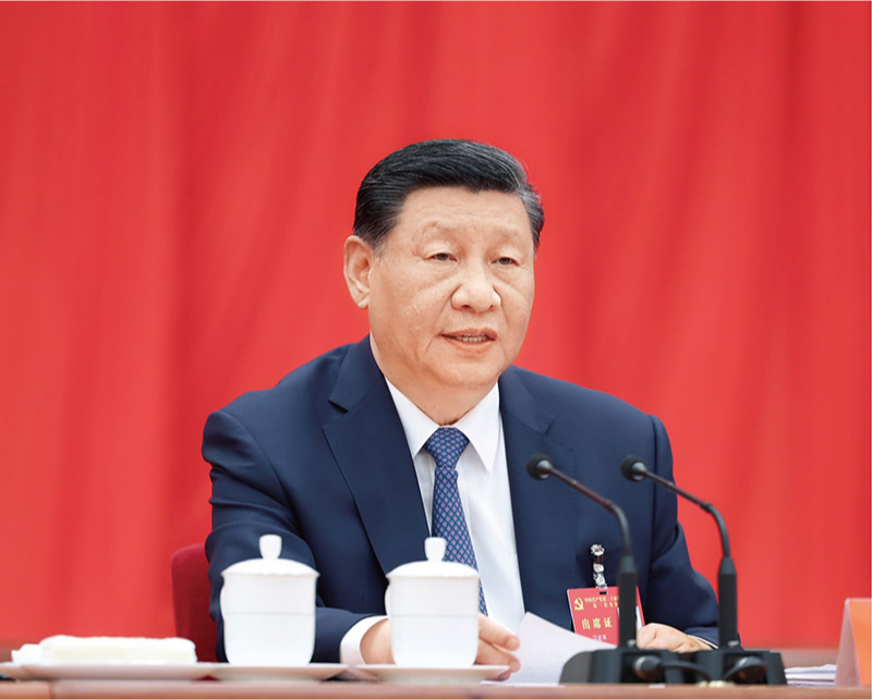 　　中國共產(chǎn)黨第二十屆中央委員會(huì )第三次全體會(huì )議，于2024年7月15日至18日在北京舉行。中央委員會(huì )總書(shū)記習近平作重要講話(huà)。 新華社記者 鞠鵬/攝